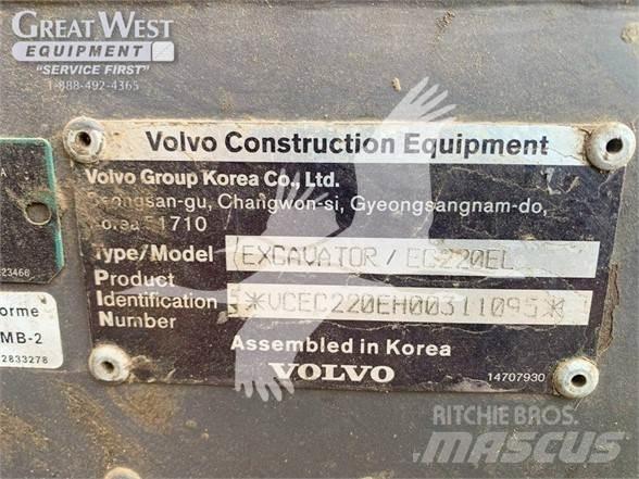 Volvo EC220EL 원목 하베스터
