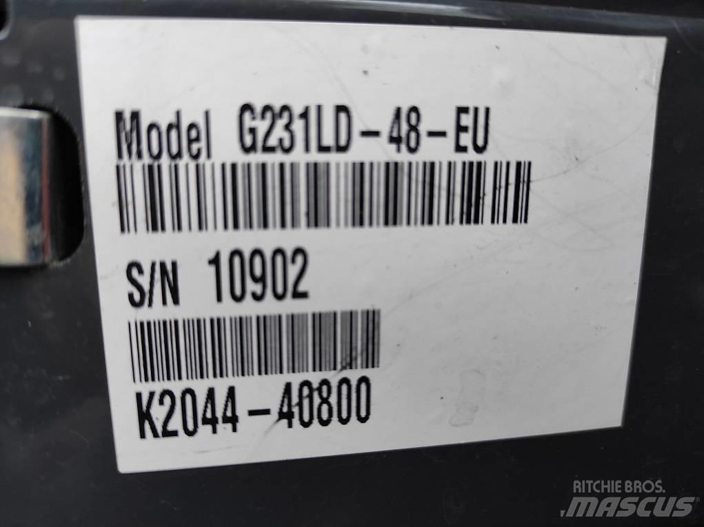 Kubota G231 LD 탑승형 잔디깎기