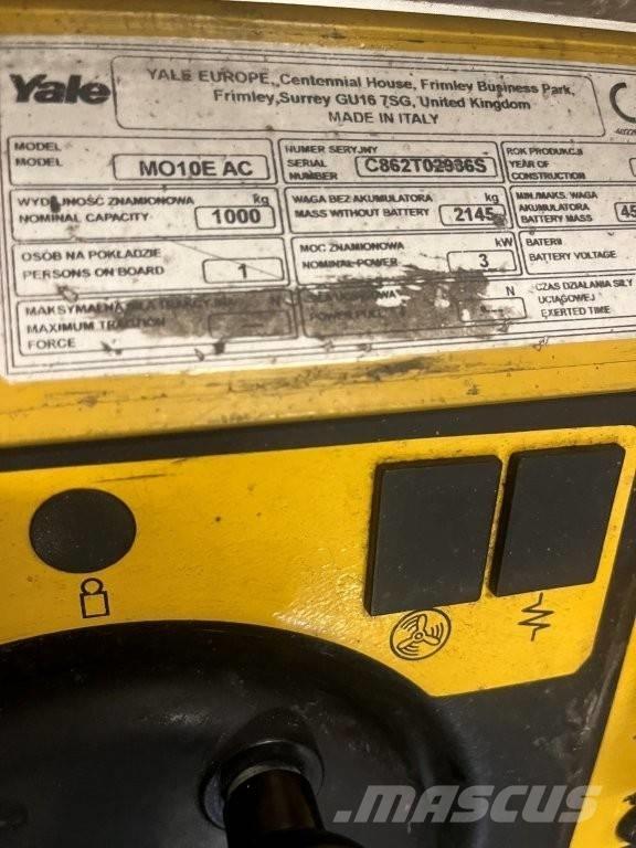 Yale MO 10 E 하이 리프트 오더 피커