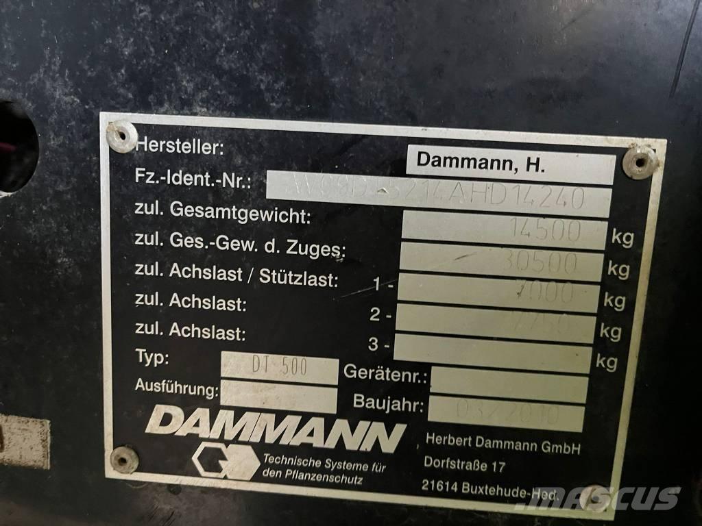 Dammann DT 500 자주 동력 분무기