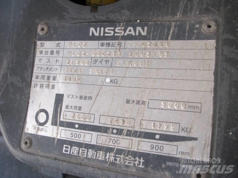 Nissan PL02A25 LPG 지게차