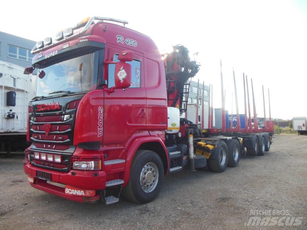 Scania R 450 목재 트럭