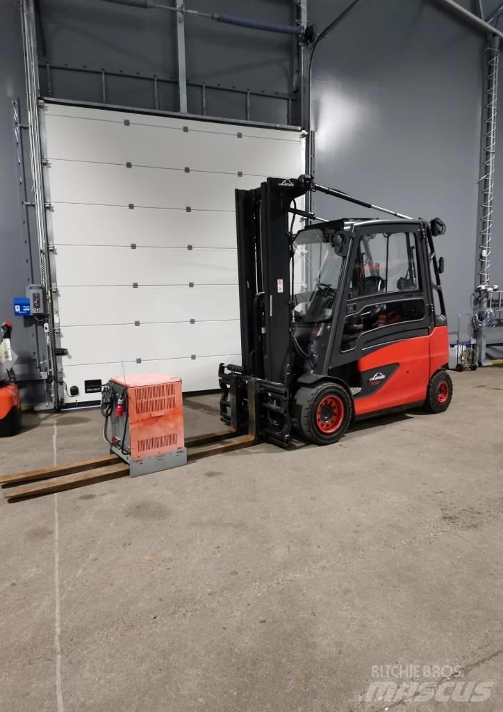 Linde E50HL-01 전동 지게차