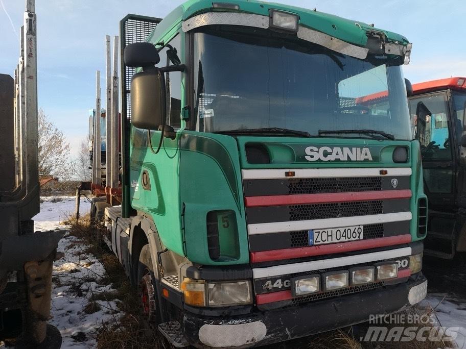 Scania 144 G 크레인 트럭