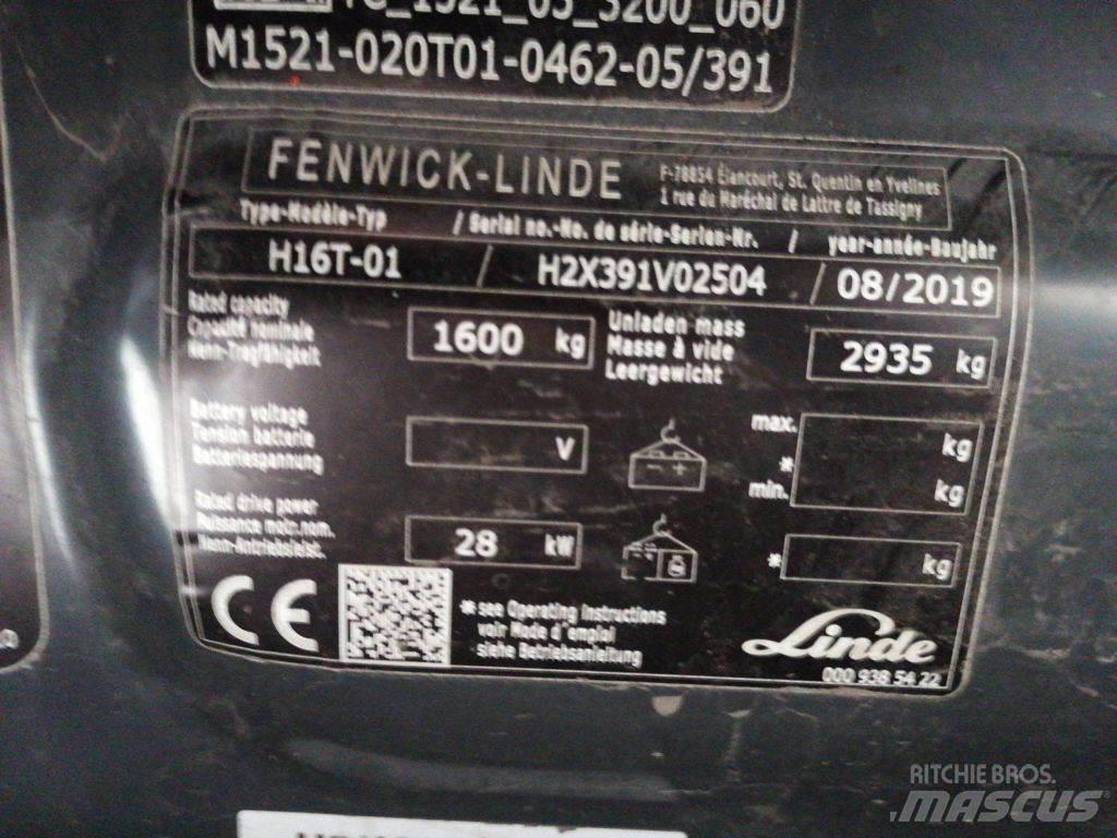 Linde H16T-01 LPG 지게차