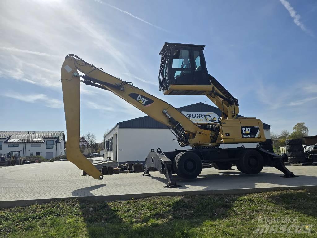 CAT 318D 폐기물/산업 처리기