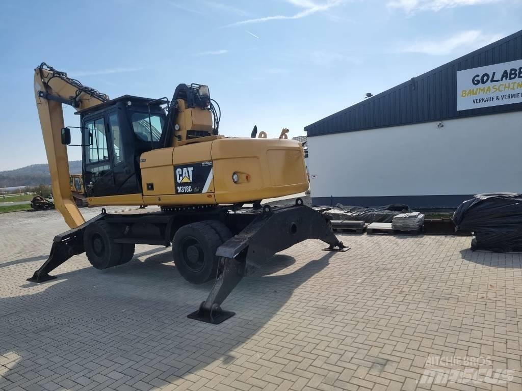 CAT 318D 폐기물/산업 처리기