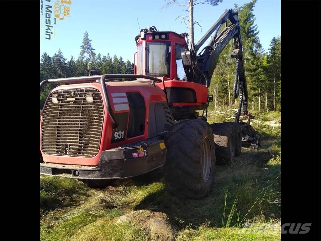 Komatsu 931 원목 하베스터