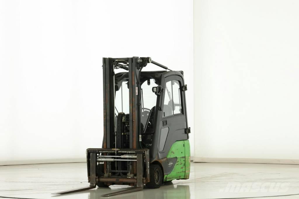 Linde E 14-02 전동 지게차