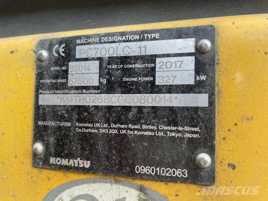 Komatsu PC700LC-11 대형 굴삭기 29톤 이상