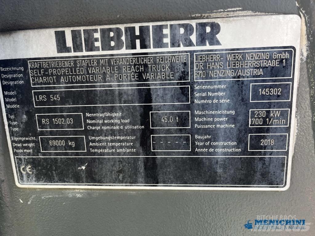 Liebherr LRS 545 컨테이너 핸들러