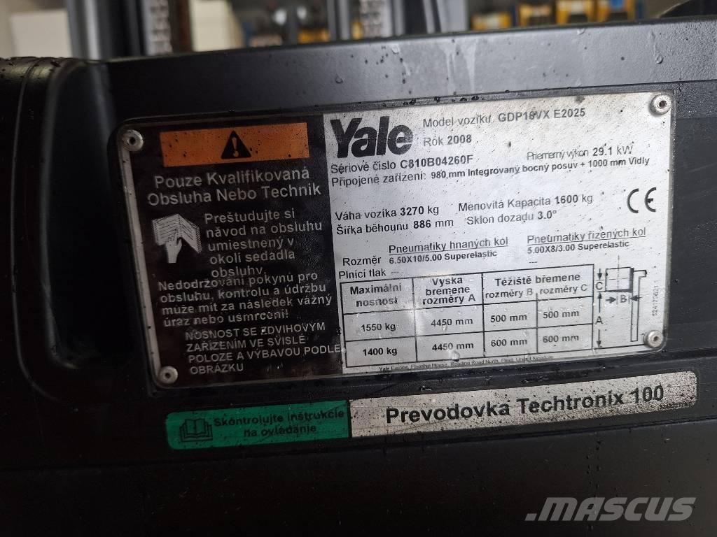 Yale GDP 16 VX LPG 지게차