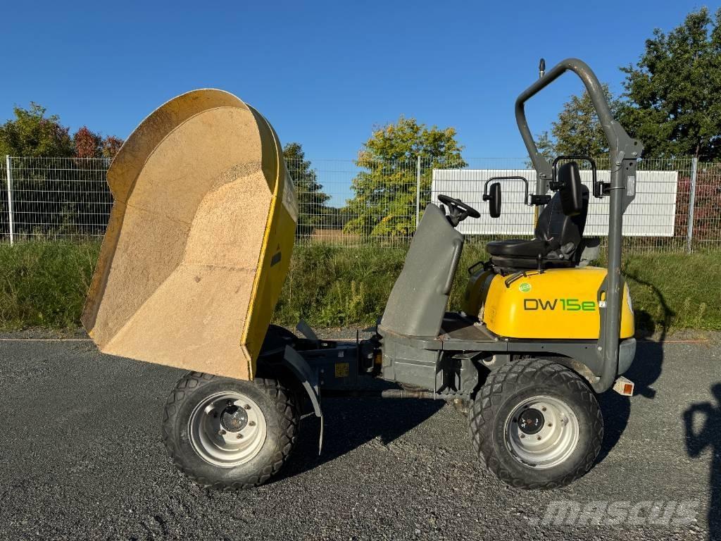 Wacker Neuson DW15e 건설현장 덤프트럭