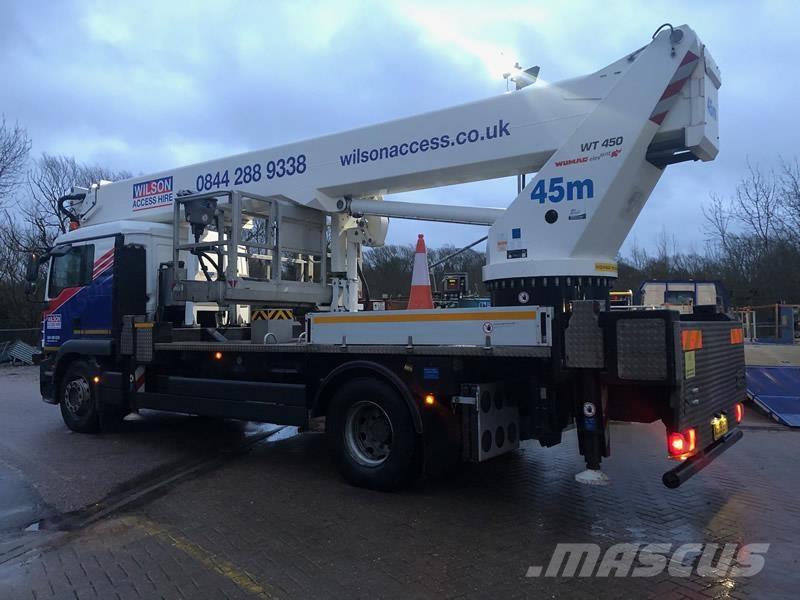 Wumag T450 트럭 탑재 고소작업대