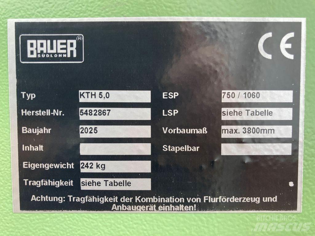 Bauer KTH 5,0 자재 장비 - 기타