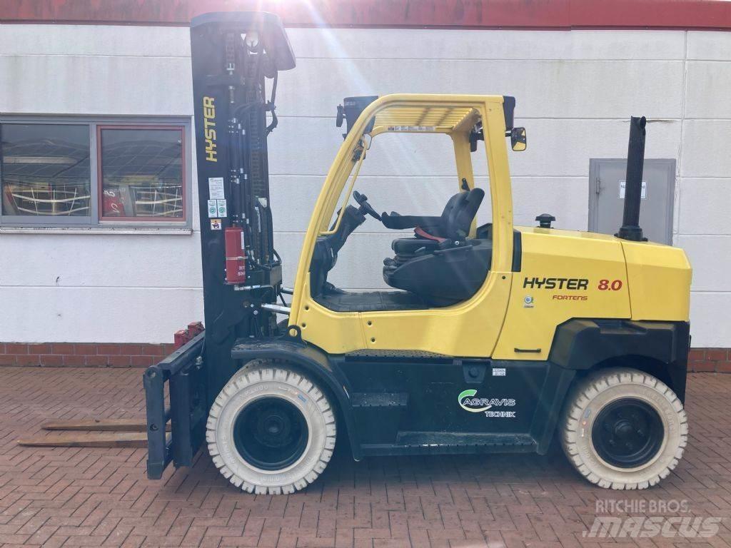 Hyster H 8.0 FTS 디젤 지게차