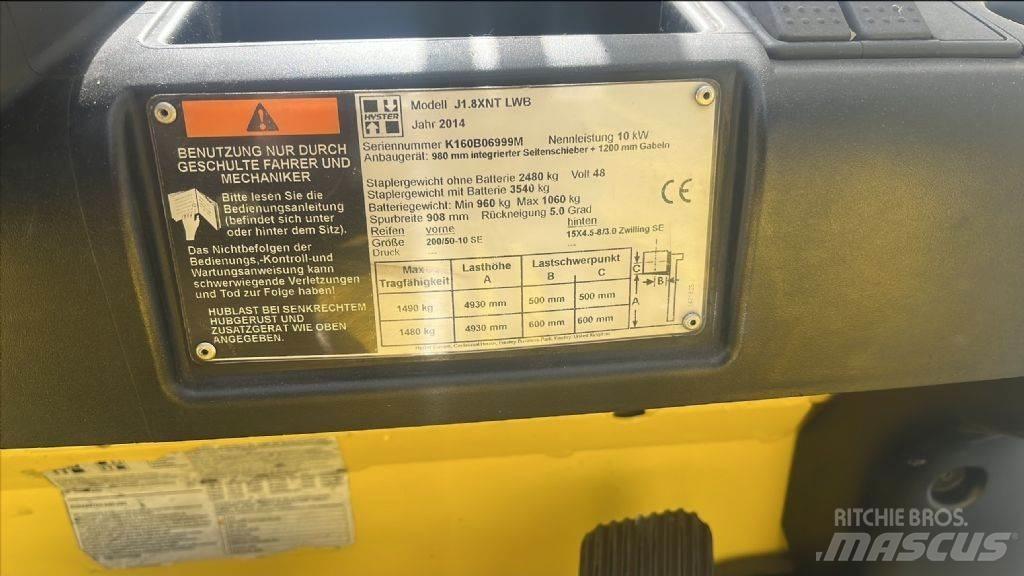 Hyster J 1.8 XNT 전동 지게차