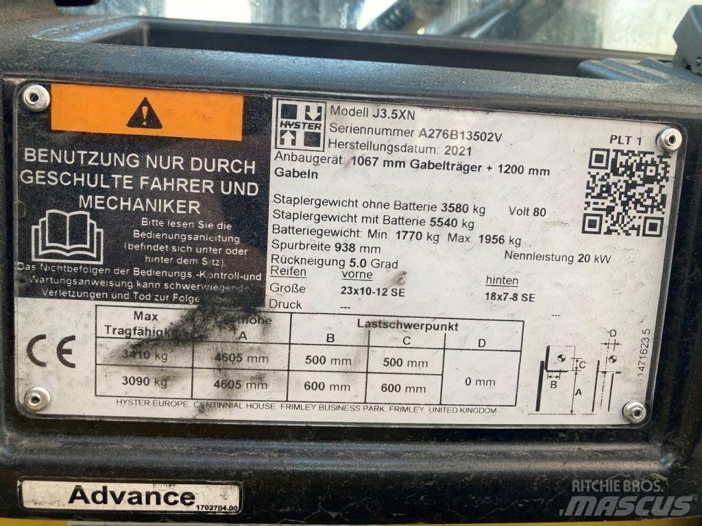 Hyster J 3.5 XN 전동 지게차