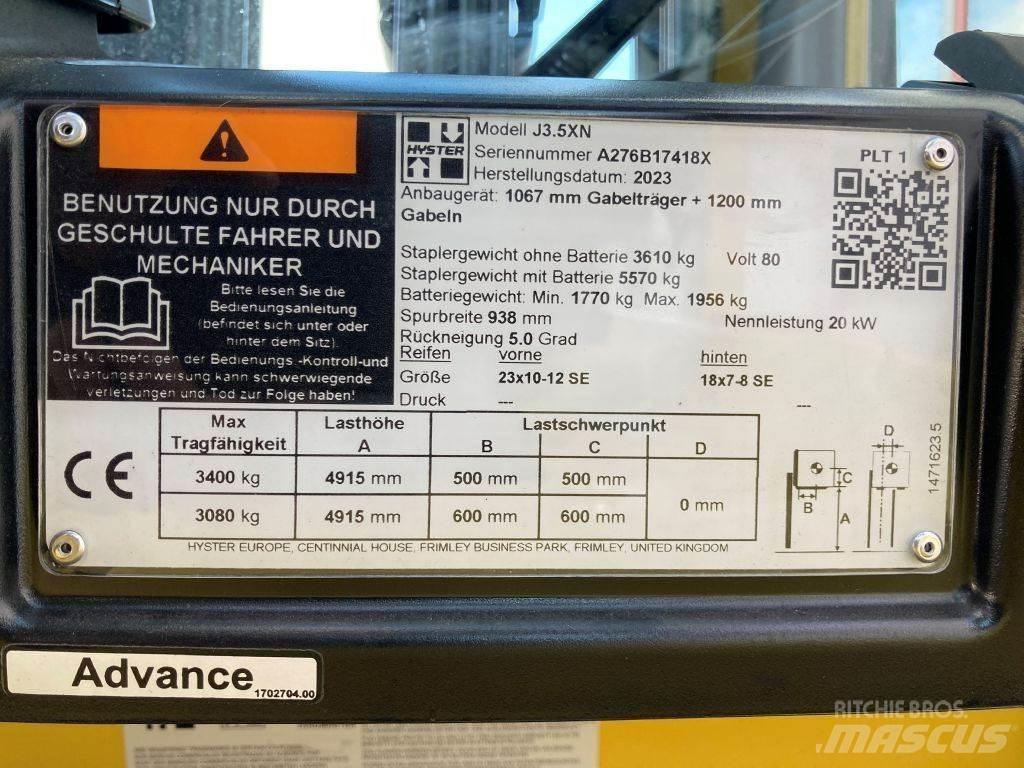 Hyster J 3.5 XN 전동 지게차
