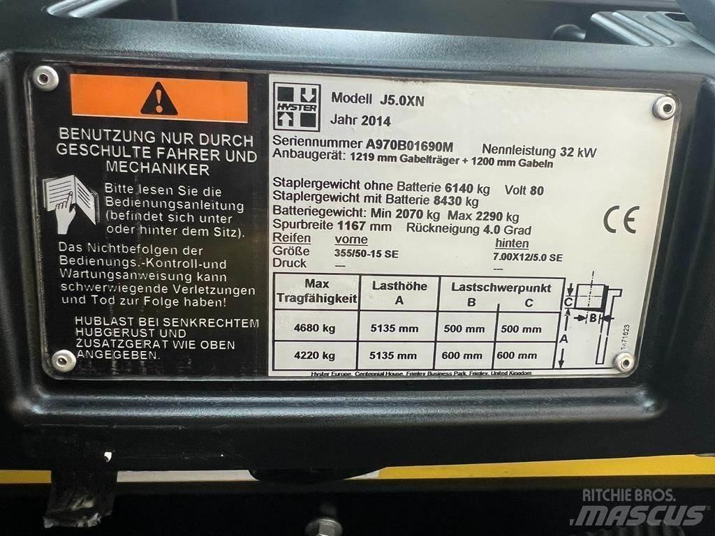 Hyster J 5.0 XN 전동 지게차
