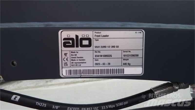 Ålö X41 프론트 로더 및 굴착기