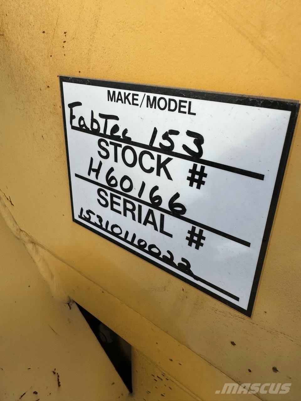 Fabtek 153 임업 장비 - 기타