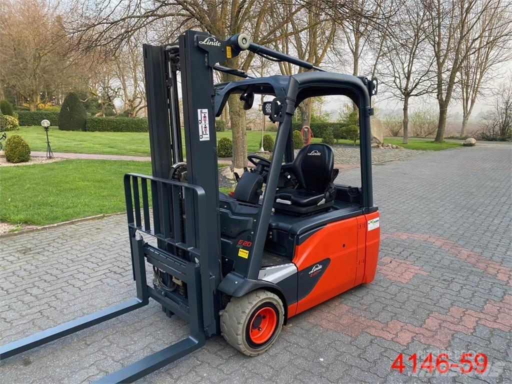 Linde E 20 L 02 전동 지게차