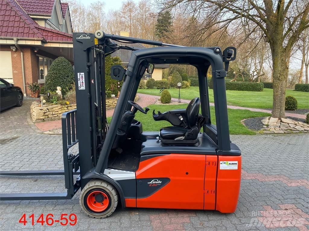 Linde E 20 L 02 전동 지게차