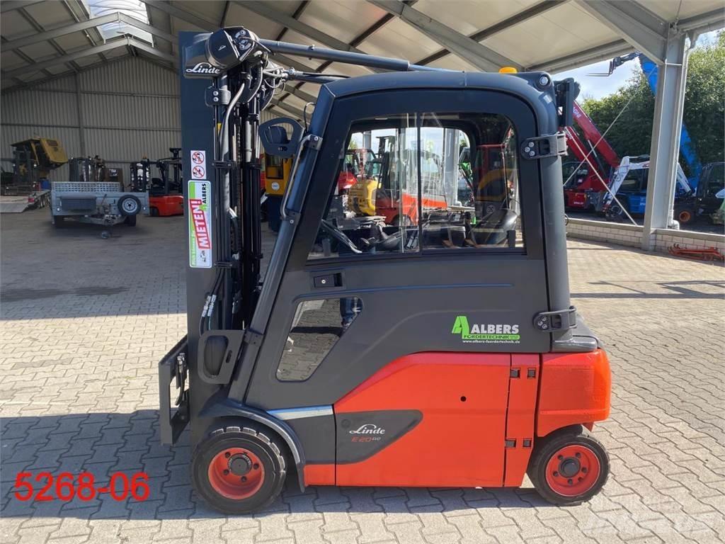 Linde E 20 PL EVO 전동 지게차