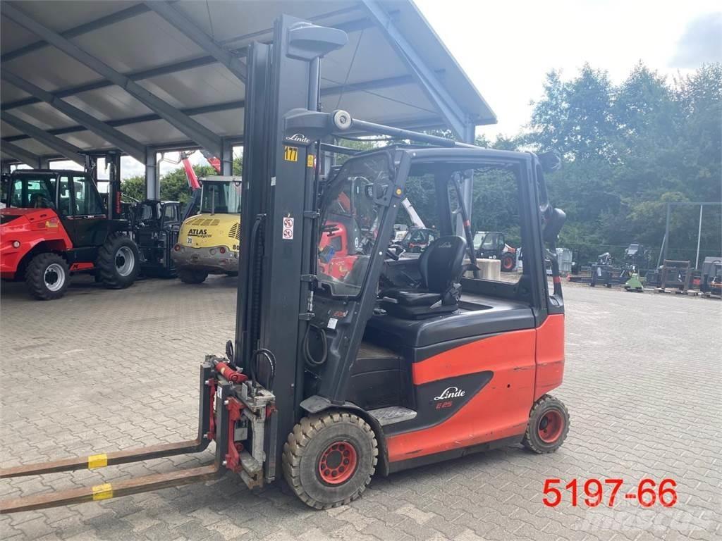 Linde E 25 HL - 01 600 전동 지게차