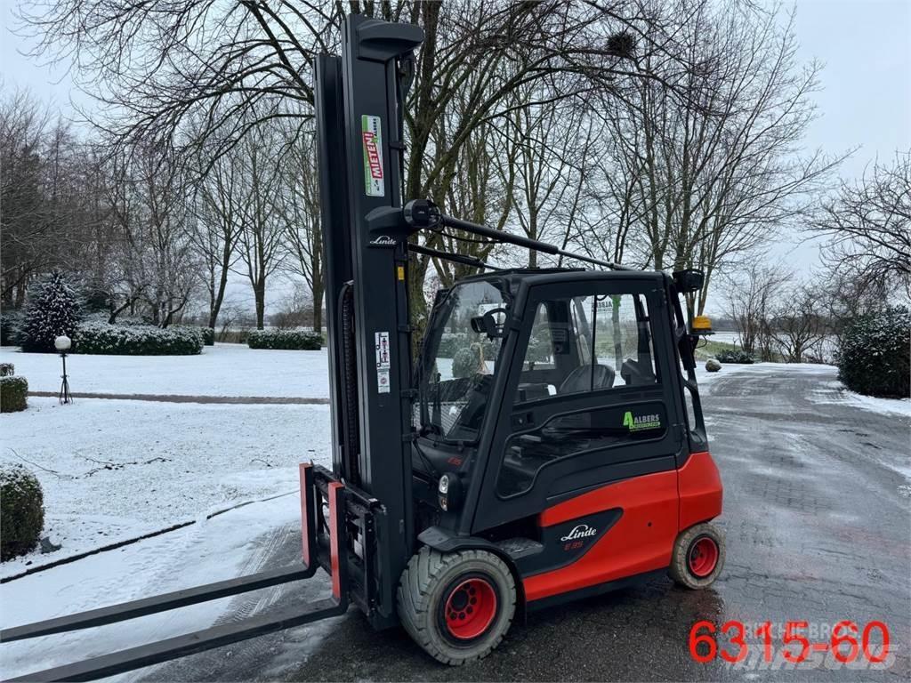 Linde E 35 L 01 전동 지게차