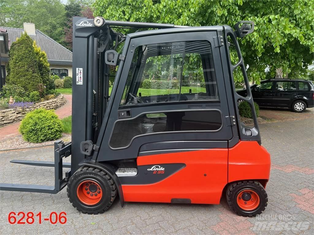 Linde E 35 L 01 전동 지게차