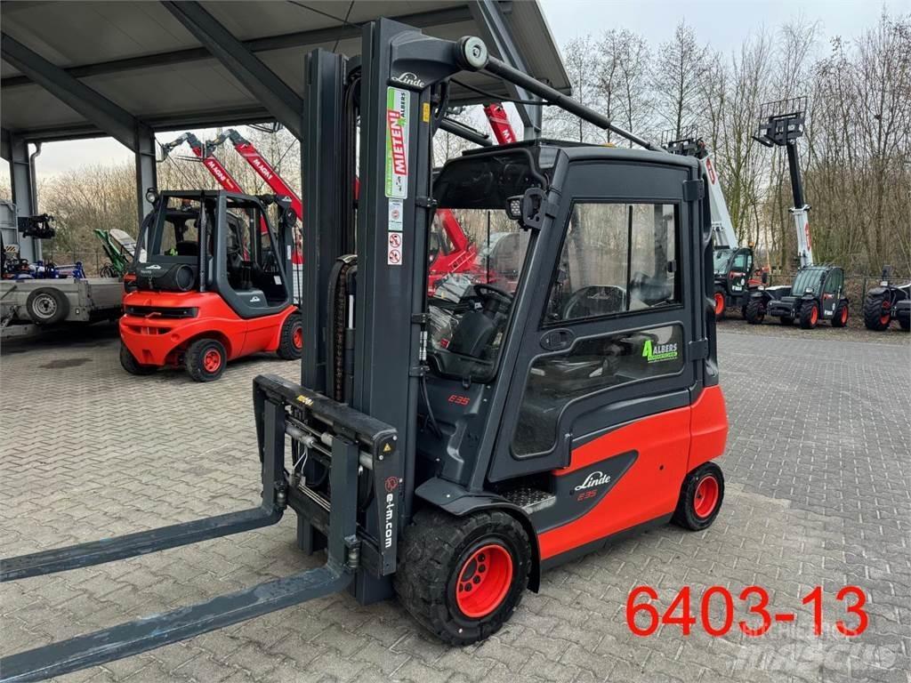 Linde E 35 L 01 전동 지게차