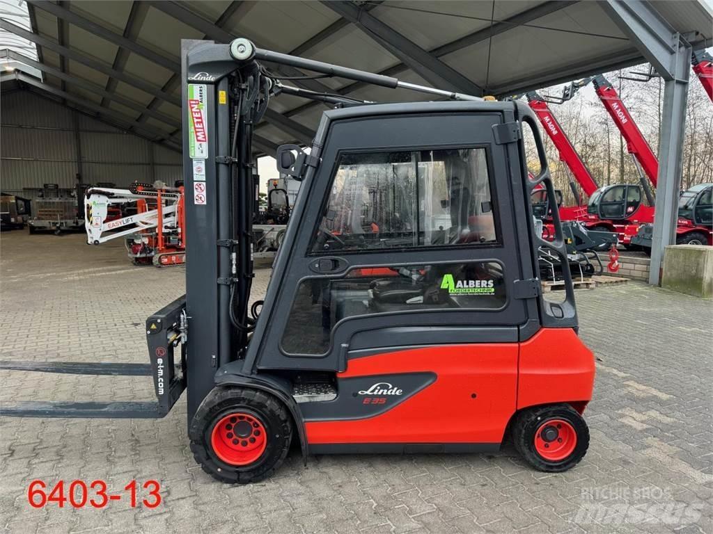 Linde E 35 L 01 전동 지게차