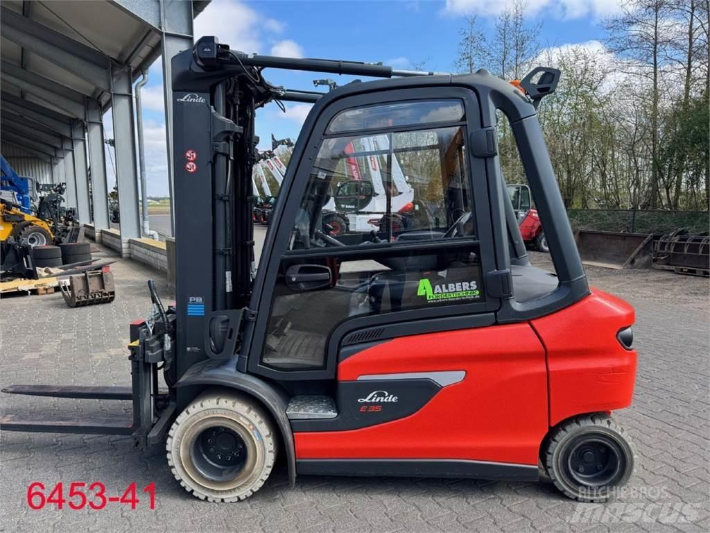 Linde E 35 L 01 전동 지게차