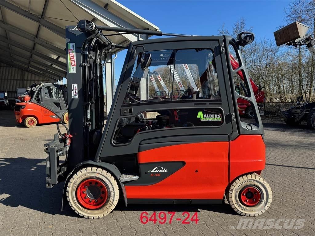 Linde E 45 HL 600 전동 지게차