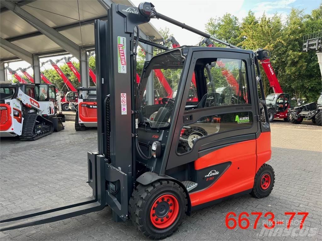 Linde E 50 HL 전동 지게차