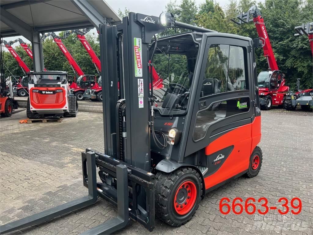 Linde E 50 HL 01 전동 지게차