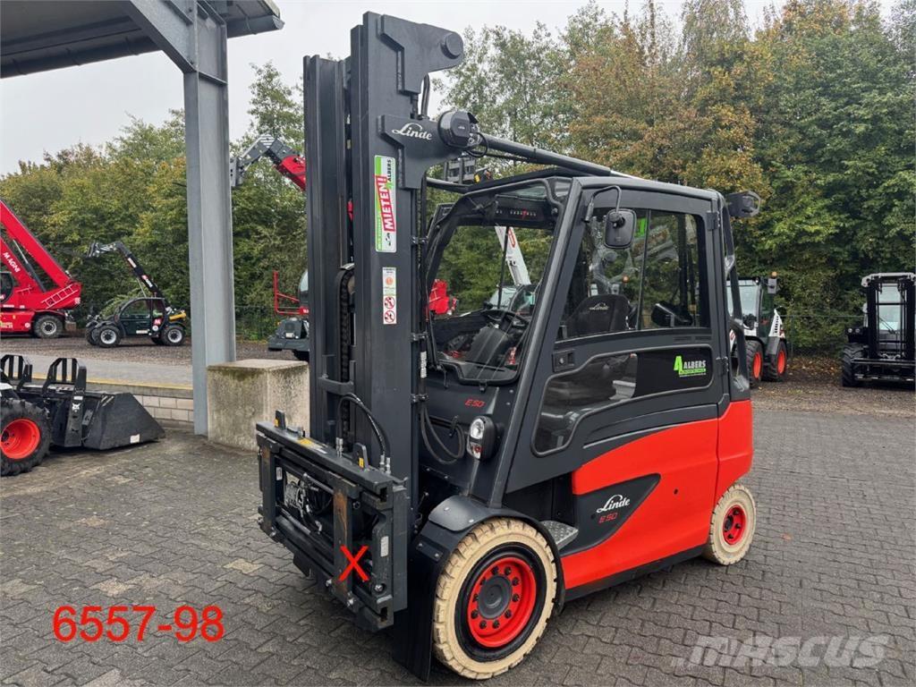 Linde E 50 HL 01 600 전동 지게차