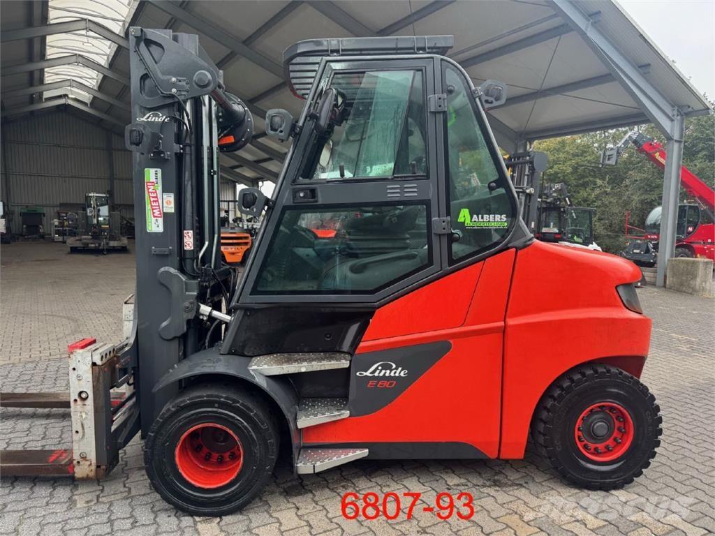 Linde E 80-01 / 900 전동 지게차