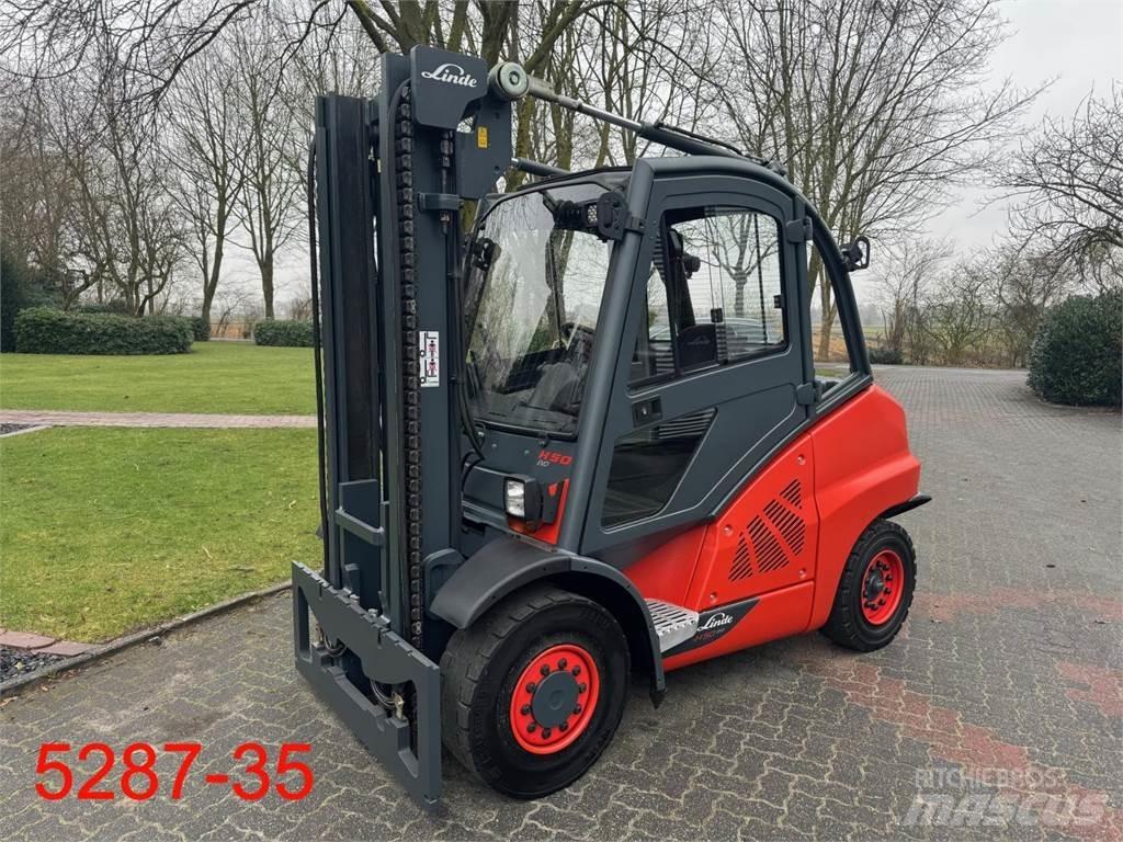 Linde H 50 D 02 600 디젤 지게차