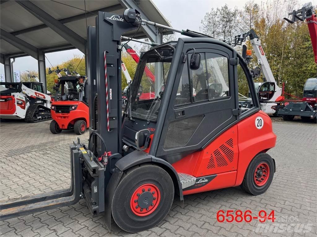 Linde H 50 D - 02 / 600 디젤 지게차