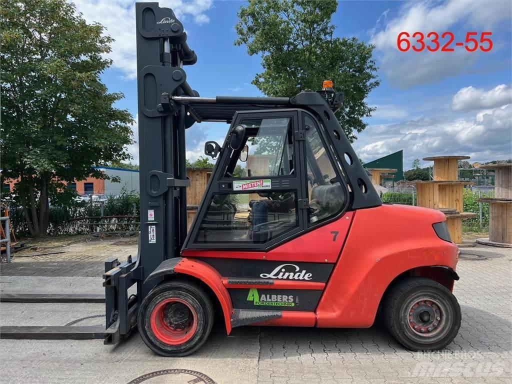 Linde H 80 D 02 900 디젤 지게차