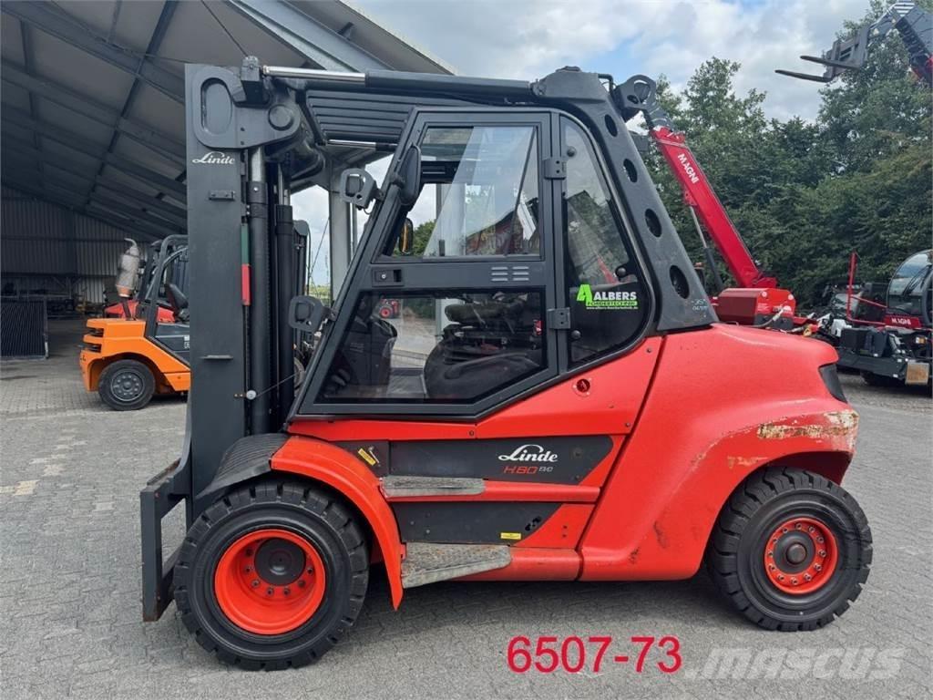 Linde H 80 D 03 / 900 디젤 지게차