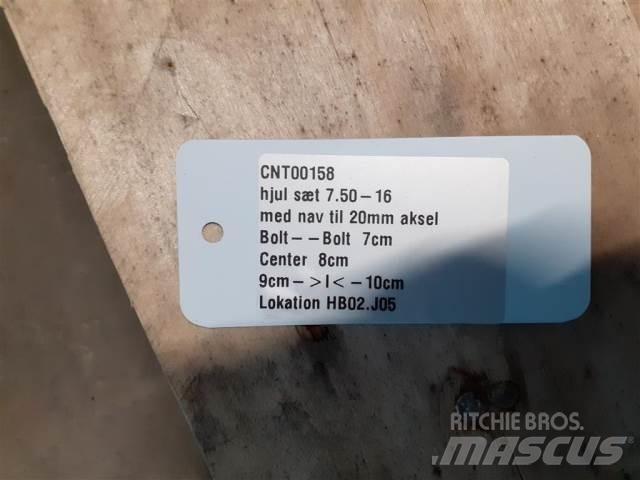  16'' 7.50-16 티퍼 트레일러
