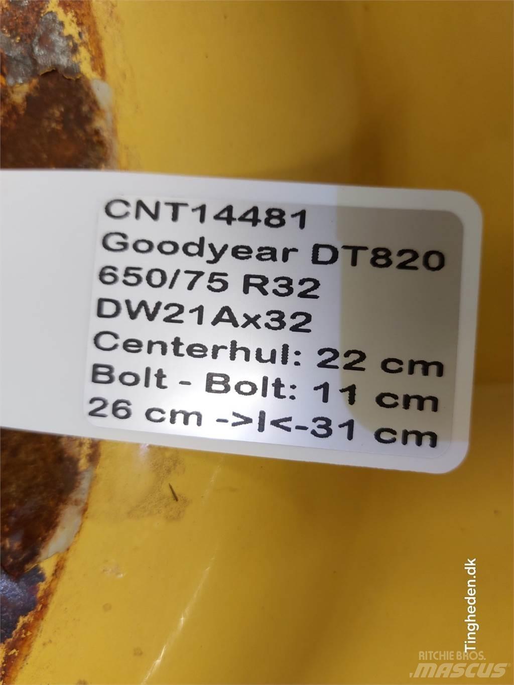  32 650/75 R32 타이어, 휠 및 림