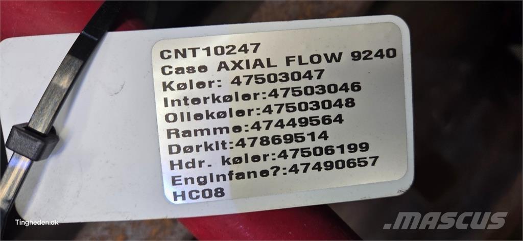 CASE 9240 라디에이터