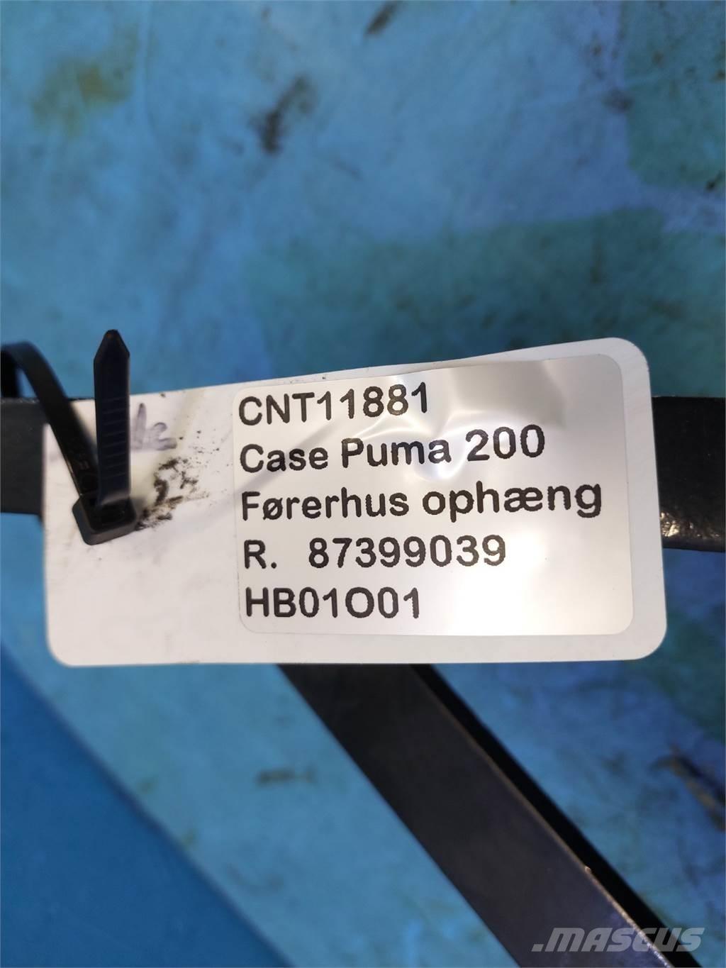 CASE Puma 200 캐빈 및 인테리어