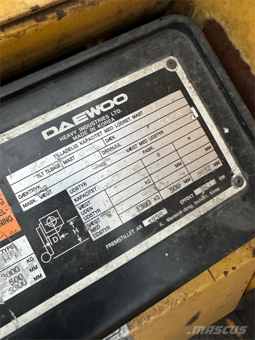 Daewoo G30E LPG 지게차
