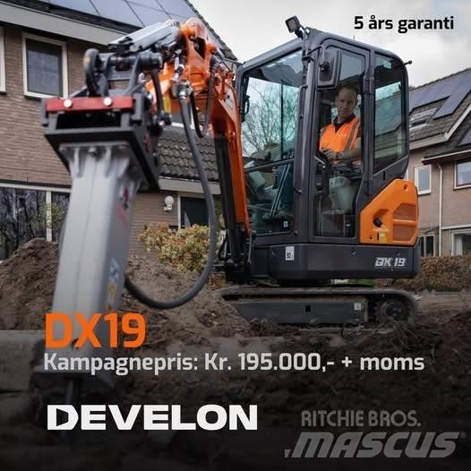Develon DX19-7 소형 굴삭기 7톤 미만